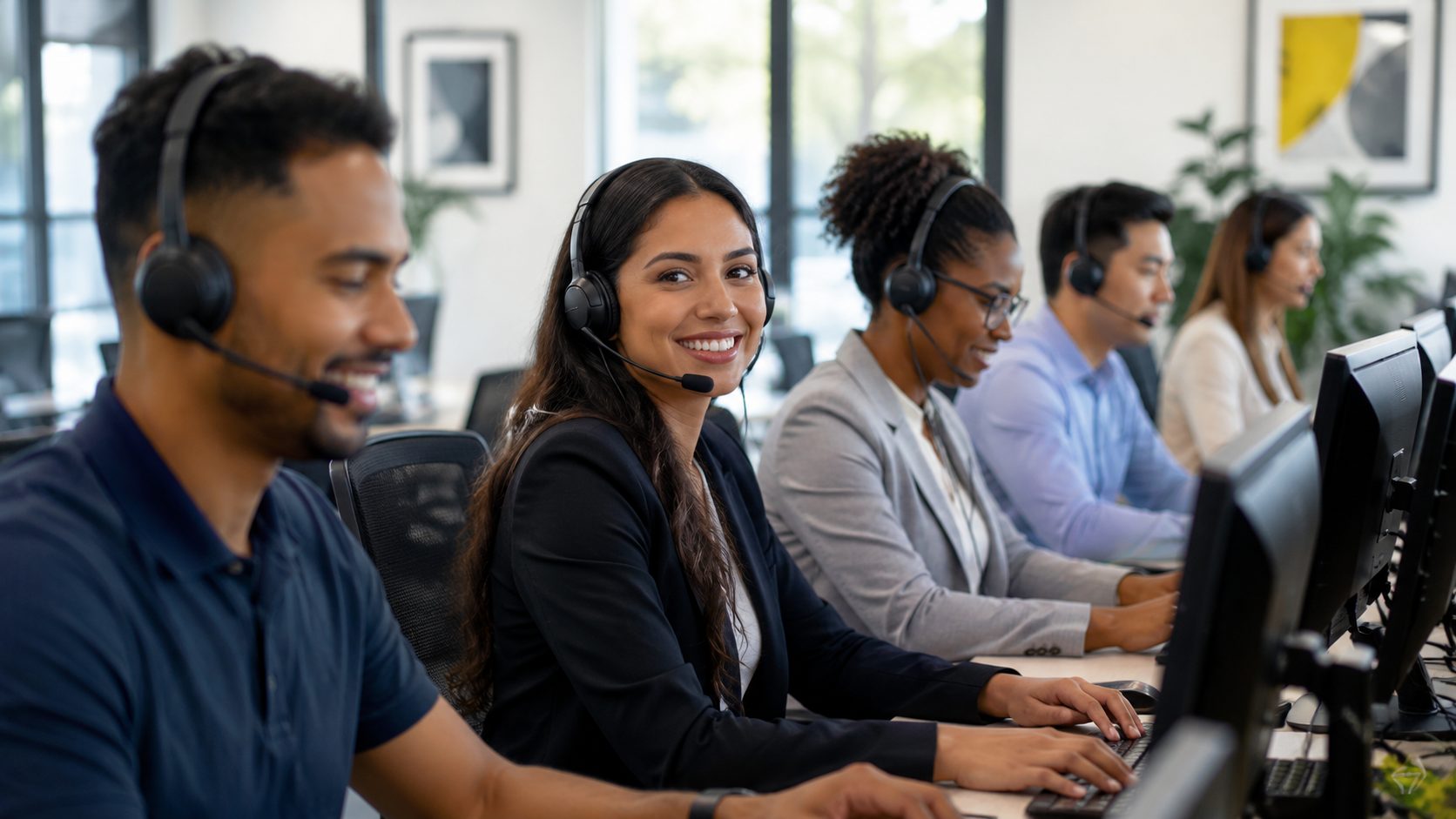 CATI call center team
